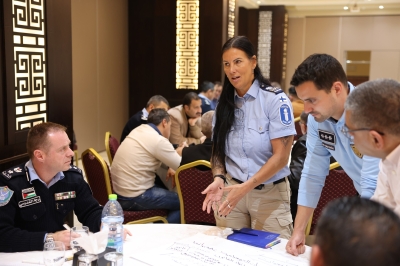 “I want to be one of them”, said 4-year-old Anu pointing at a police car