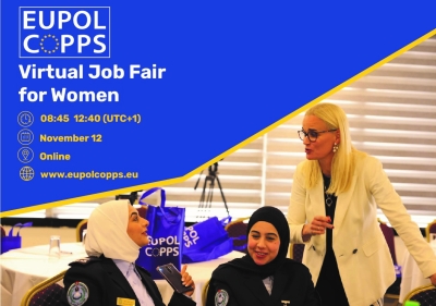 EUPOL COPPS' Virtual Job Fair: Career Opportunities for Women in Peace & Security
