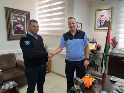 بعثة الاتحاد الأوروبي لدعم الشرطة المدنية الفلسطينية وسيادة القانون توفر معدات حماية للشرطة الفلسطينية في بيت لحم